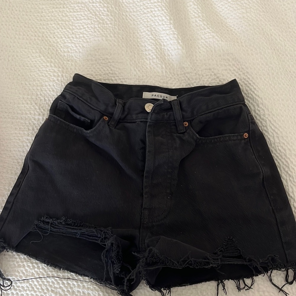 Pacsun ultra high rise slim shorts